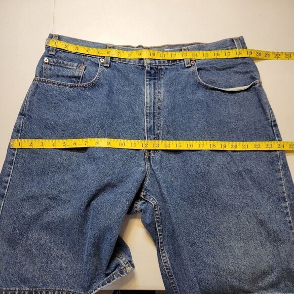 Levi's 560 Loose Fit Vintage Y2K  Classic Blue Denim Shorts Jorts Men's - Picture 6 of 8